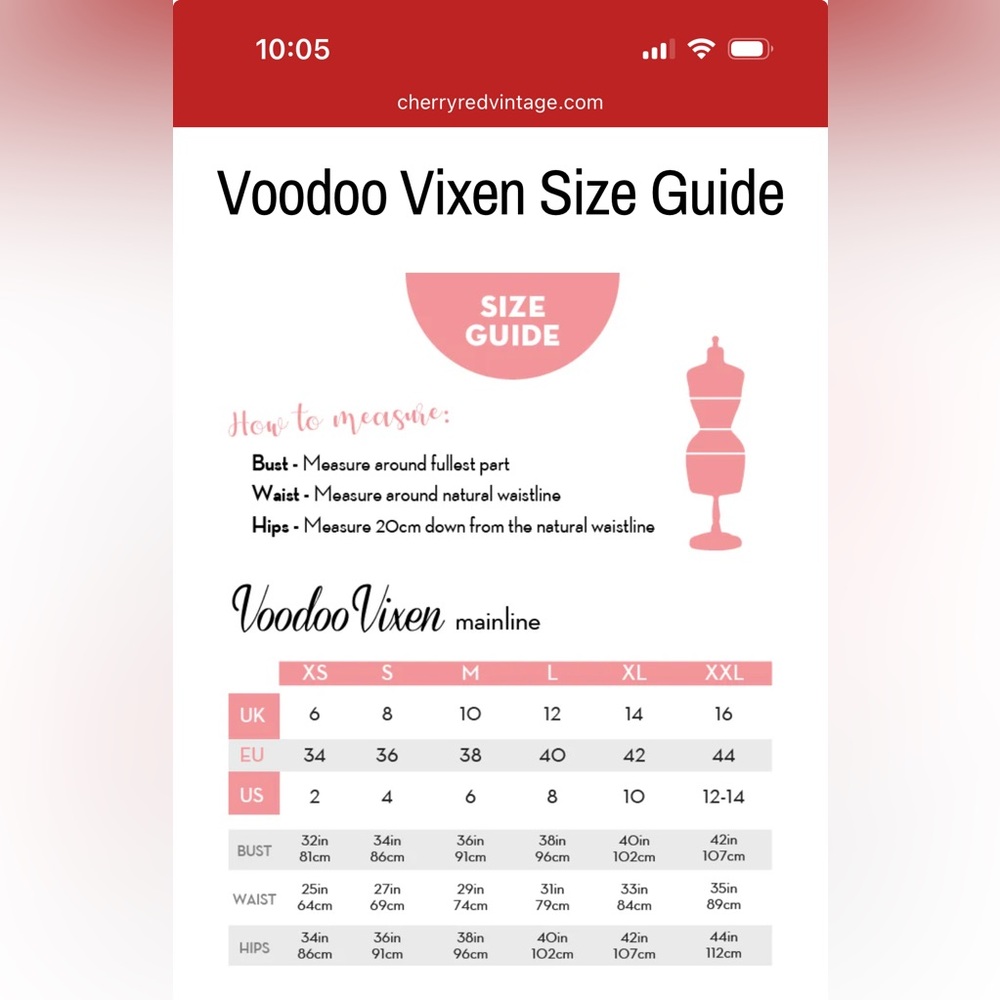 Voodoo Vixen Teal Dress with White Details - Picture 10 of 10